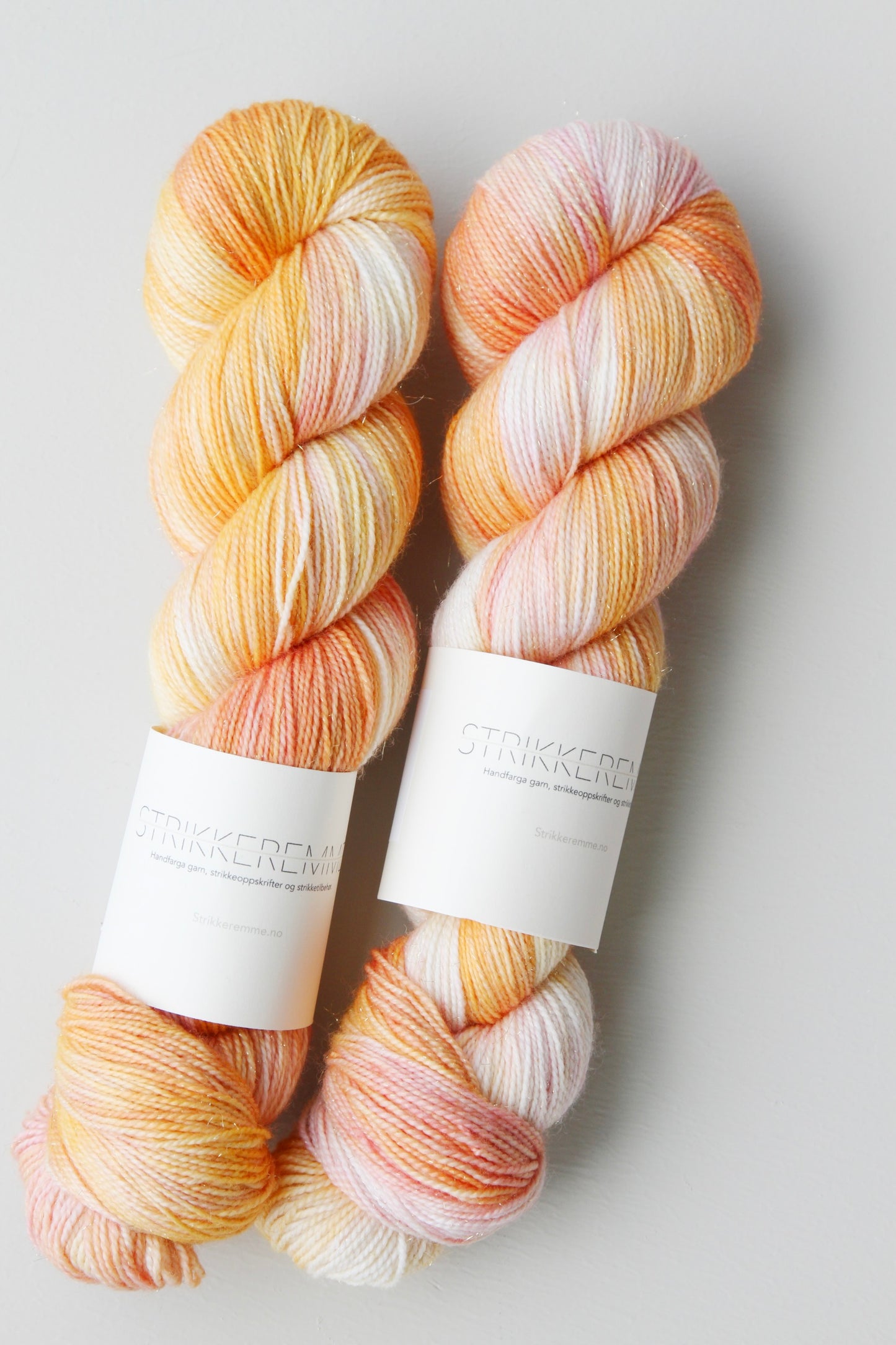 Solnedgang (tynn glitter merino)