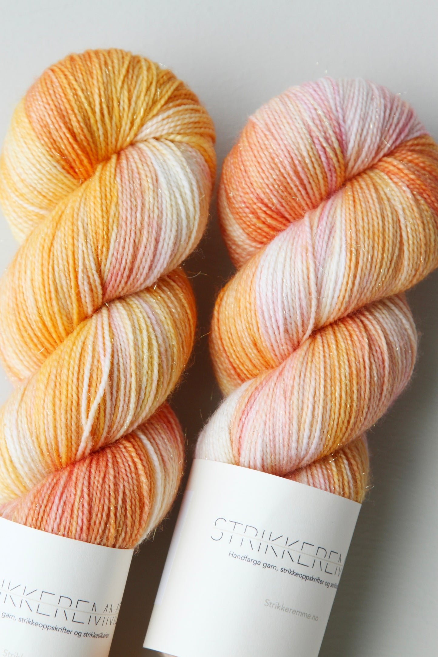 Solnedgang (tynn glitter merino)