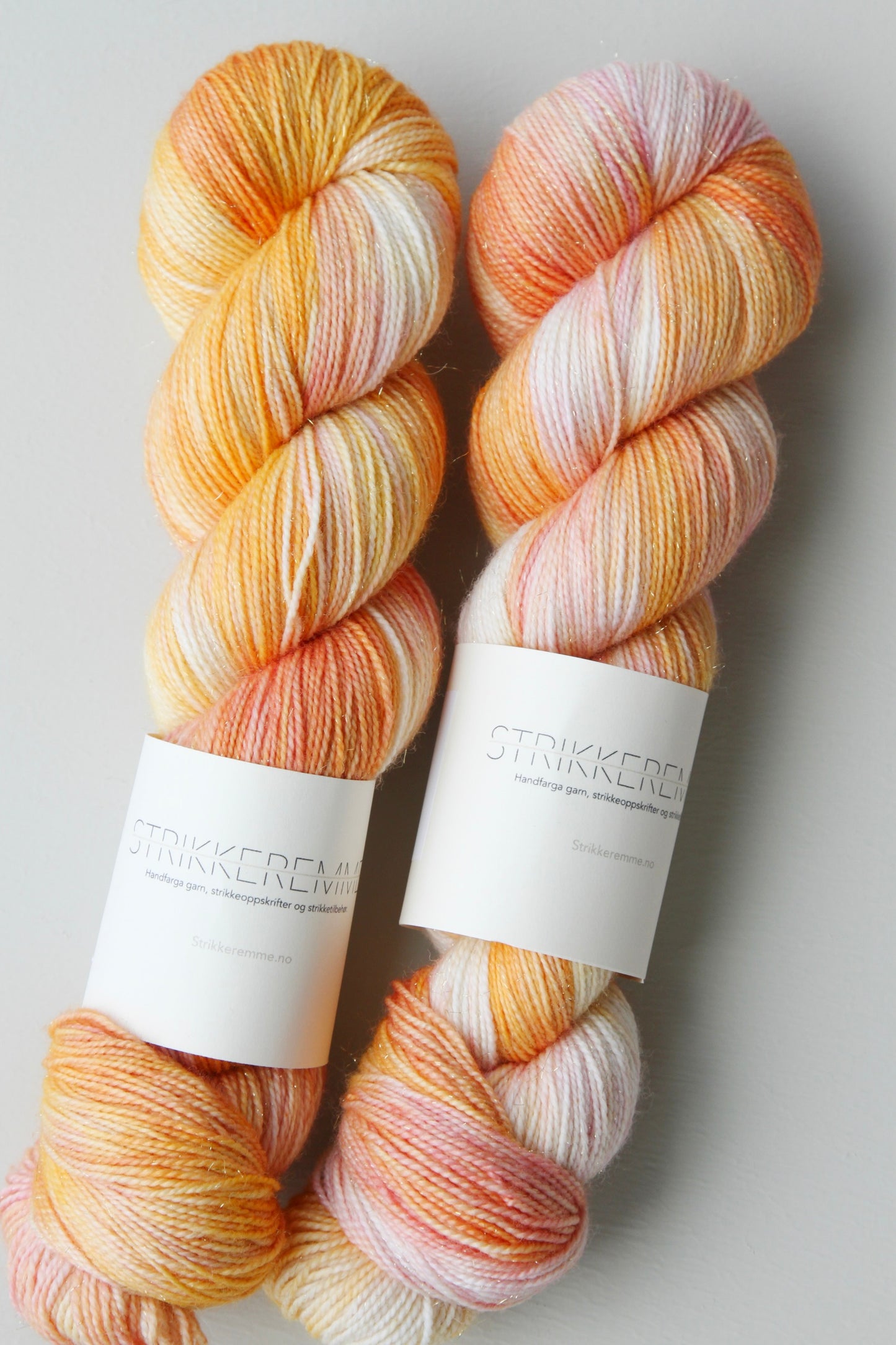 Solnedgang (tynn glitter merino)