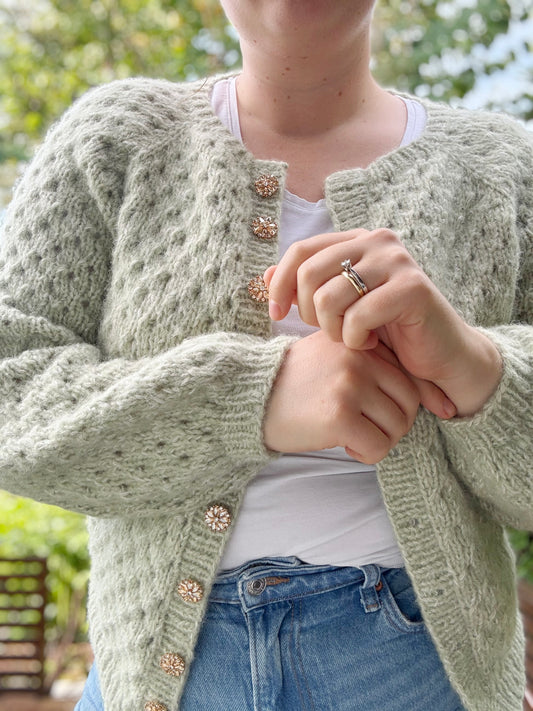 Chunky yr cardigan (vaksen)